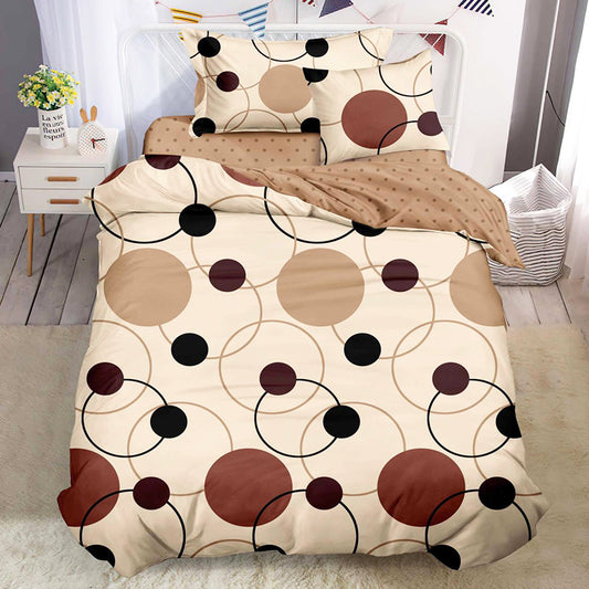 Μονά Σετ σεντόνια με λάστιχο, 100% Βαμβάκι, 4 τμχ. T60-47