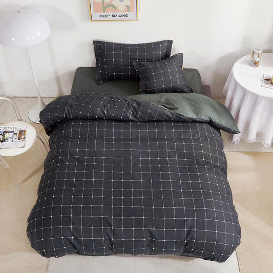 Μονά Σετ σεντόνια με λάστιχο, 100% Βαμβάκι, 4 τμχ. T60-92